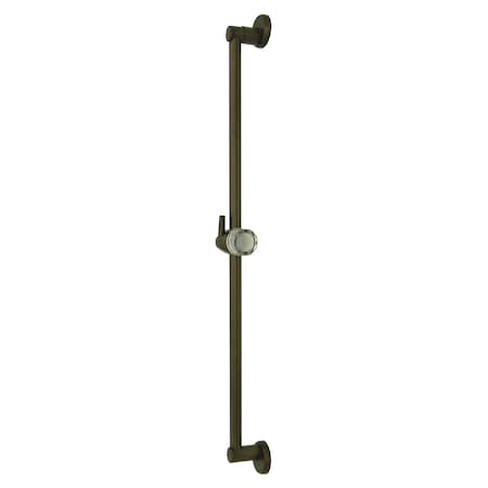 Showerscape 24" Shower Slide Bar W/ Pin Wall Hook, Oil Rubbed Bronze K180A5